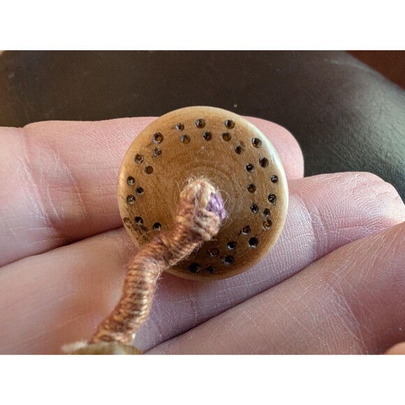 Vintage Brass Tribal Necklace: Beaded Ethnic Necklace - Picture 11 of 11